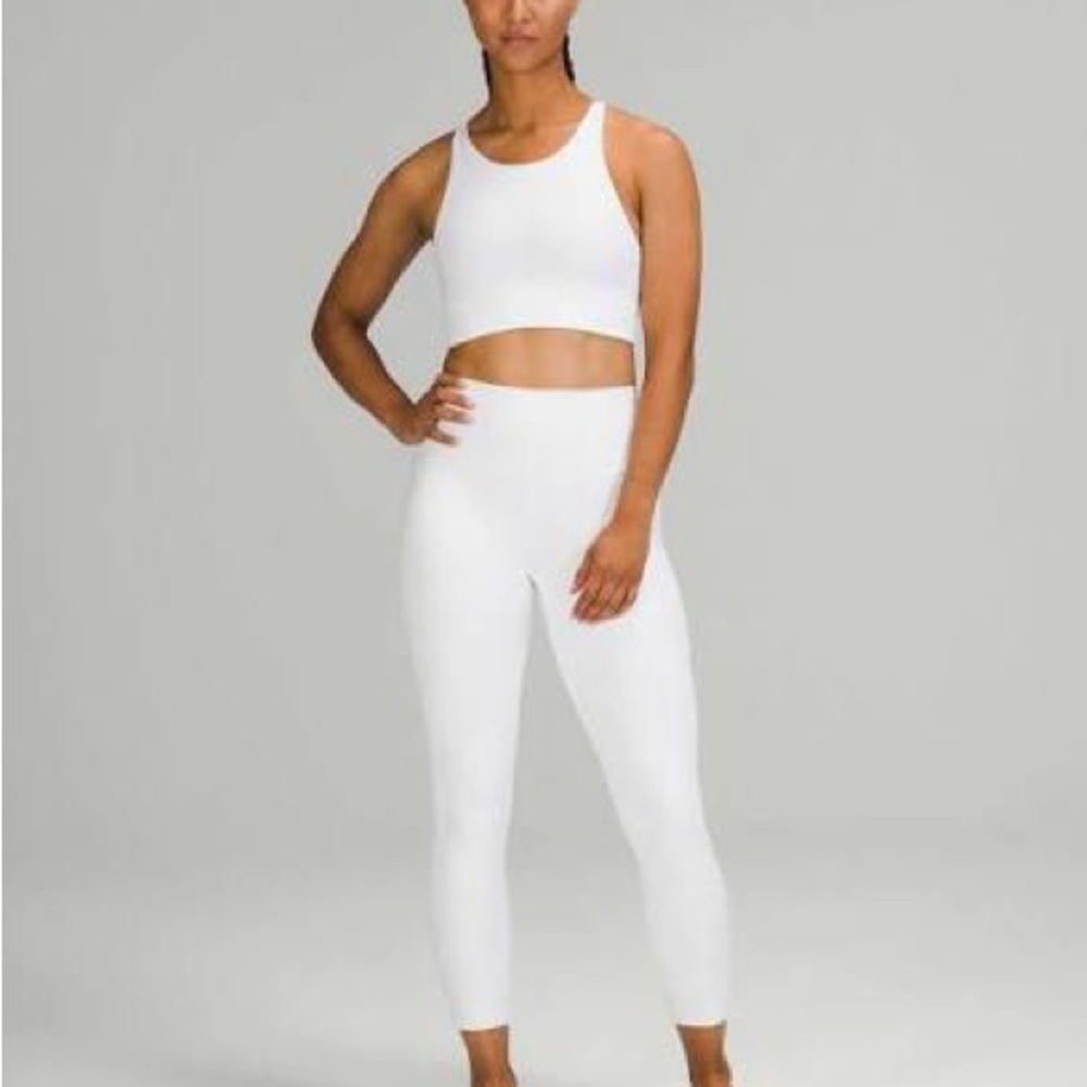 White Lululemon Align Leggings